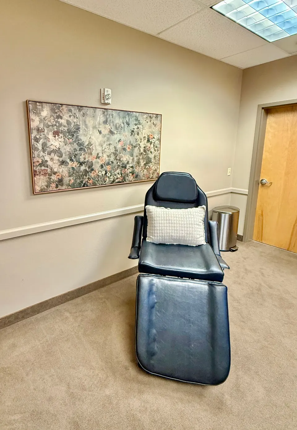 A treatment room at Functional Wellness & Aesthetics